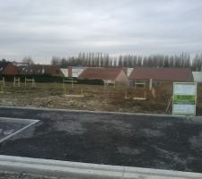 Implantation du terrain faite!