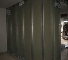 30/01/14-Isolation et pose des cloisons du garage