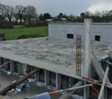 Plancher haut b&eacute;ton cuisine