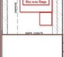 Plan de masse de la maison