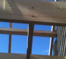01/02/14 futur plafond etage, pas tres bonne qualite le bois...