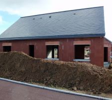 Façade arrière de la maison (nord)