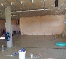 Pr&eacute;paration chape anhydrite