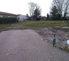 Accès chantier pour notre côté