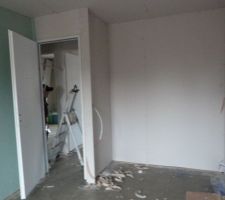 Vue sur l'entrée de notre chambre