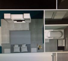 Chambre parental et sdb