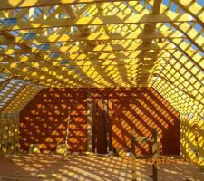 Charpente sur habitation type fermette