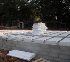 Fin élévation vide sanitaire et début plancher