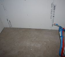 Salle d'eau chambre parentale - emplacement baignoire