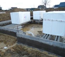 Arrivé de l'isolant