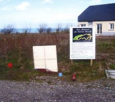 Panneau permis de construire