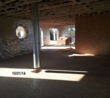 Canal de cheminée installé