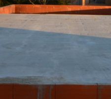 Dalle en b&eacute;ton de l'&eacute;tage