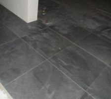 Début de la phase carrelage