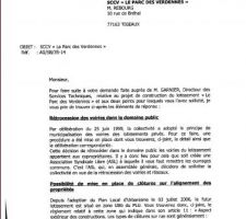 Courrier de la mairie de Saint Fargeau Ponthierry