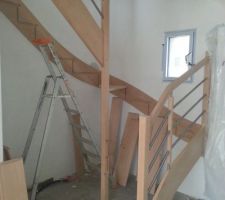 Montage de l?escalier