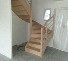 L'escalier est monté!
