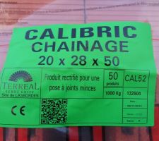 Briques pour le chainage