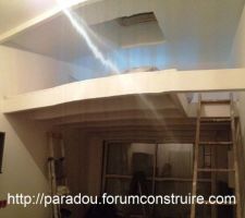 Le studio en blanc...
