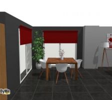 Salle a manger vu de la cuisine