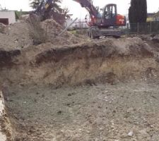 Excavation du sous sol
