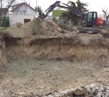Excavation du sous sol