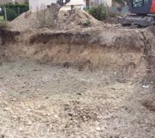 Excavation du sous sol