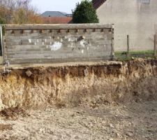 Excavation du sous sol