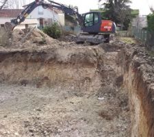 Excavation du sous sol