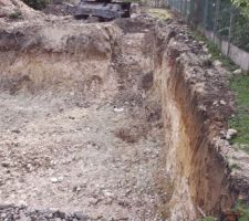 Excavation du sous sol