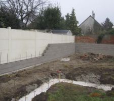 Murs sout&egrave;nement jardin