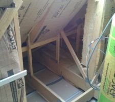 Combles plancher bois