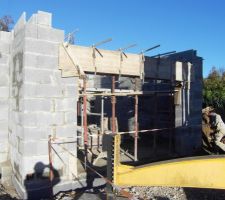 &eacute;l&eacute;vation mur linteau et cha&icirc;nage