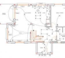 Plan électrique rez de chaussée