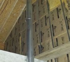 Conduit pour la chaudière a granulés