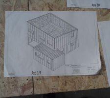 Notre maison "d&eacute;coup&eacute;e" en murs