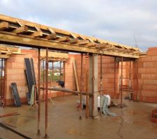 Coffrage de la poutre de BA