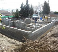 Préparation de la dalle !!! ça prend forme !!