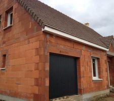 Installation de la porte de garage