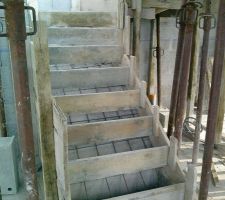 Coffrage escalier