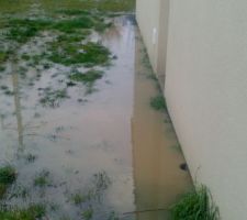 On voit l'eau qui rentre par les aeration du vs