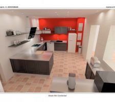 Plan de cuisine vue 2