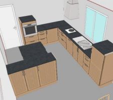 Cuisine (ébauche avec logiciel Ikea)