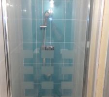 La douche finie. Un bonheur