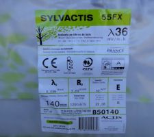 Laine de bois en 140 mm