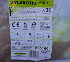 Fibre de bois en 160 mm