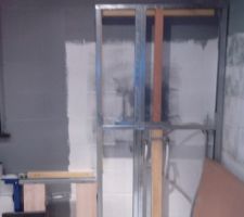 Préparation armature douche