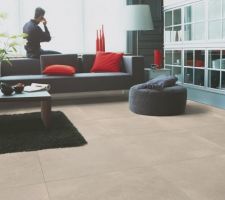 Vu d'enssemble aspect beton poli