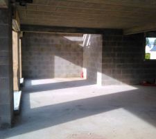 Vue de l'intérieur de la maison