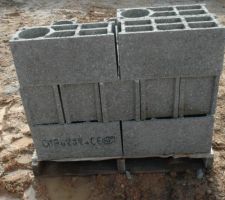 Quelques parpaings 50 x 25 x 20